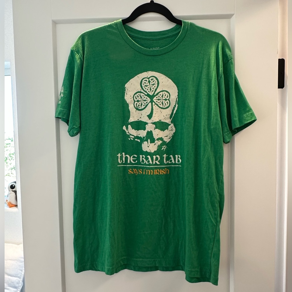 Large zero foxtrot Irish skull shirt great quality